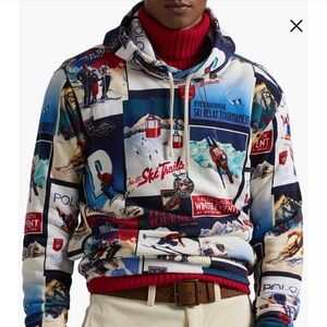 Men’s Sz L Ski Patchwork Fleece Hoodie
Polo Ralph Lauren NWOT